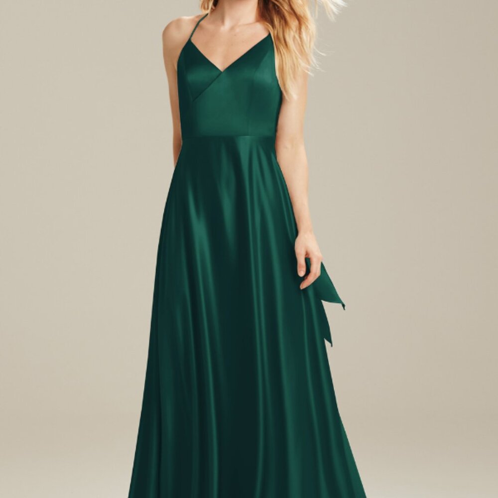 AW Bridal Gown in Hunter Green, Size 6